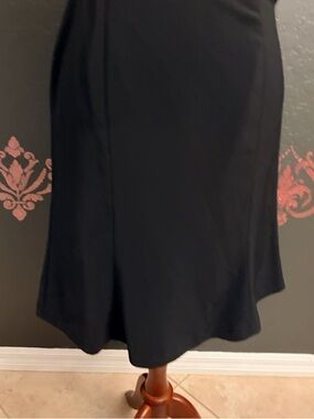 Travis Ayers Black Flared Skirt